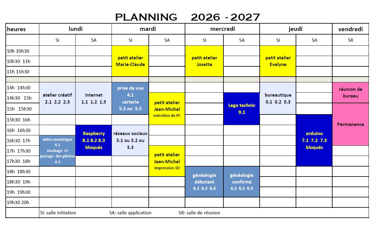 Planning 2026 2027